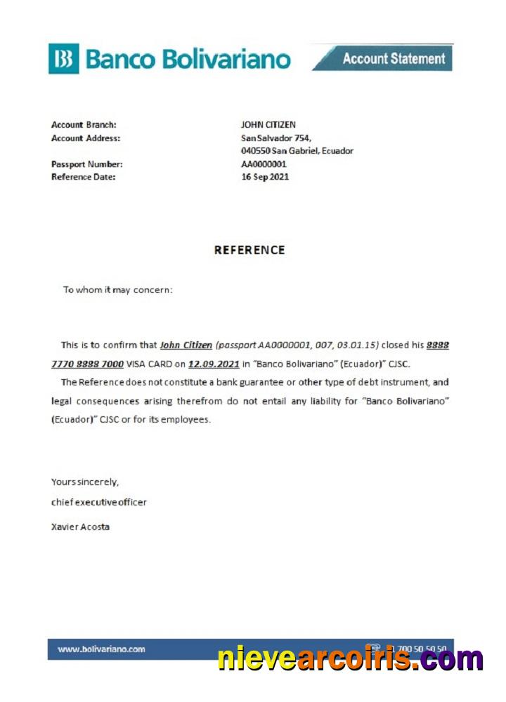 Ecuador Banco Bolivariano bank closure reference